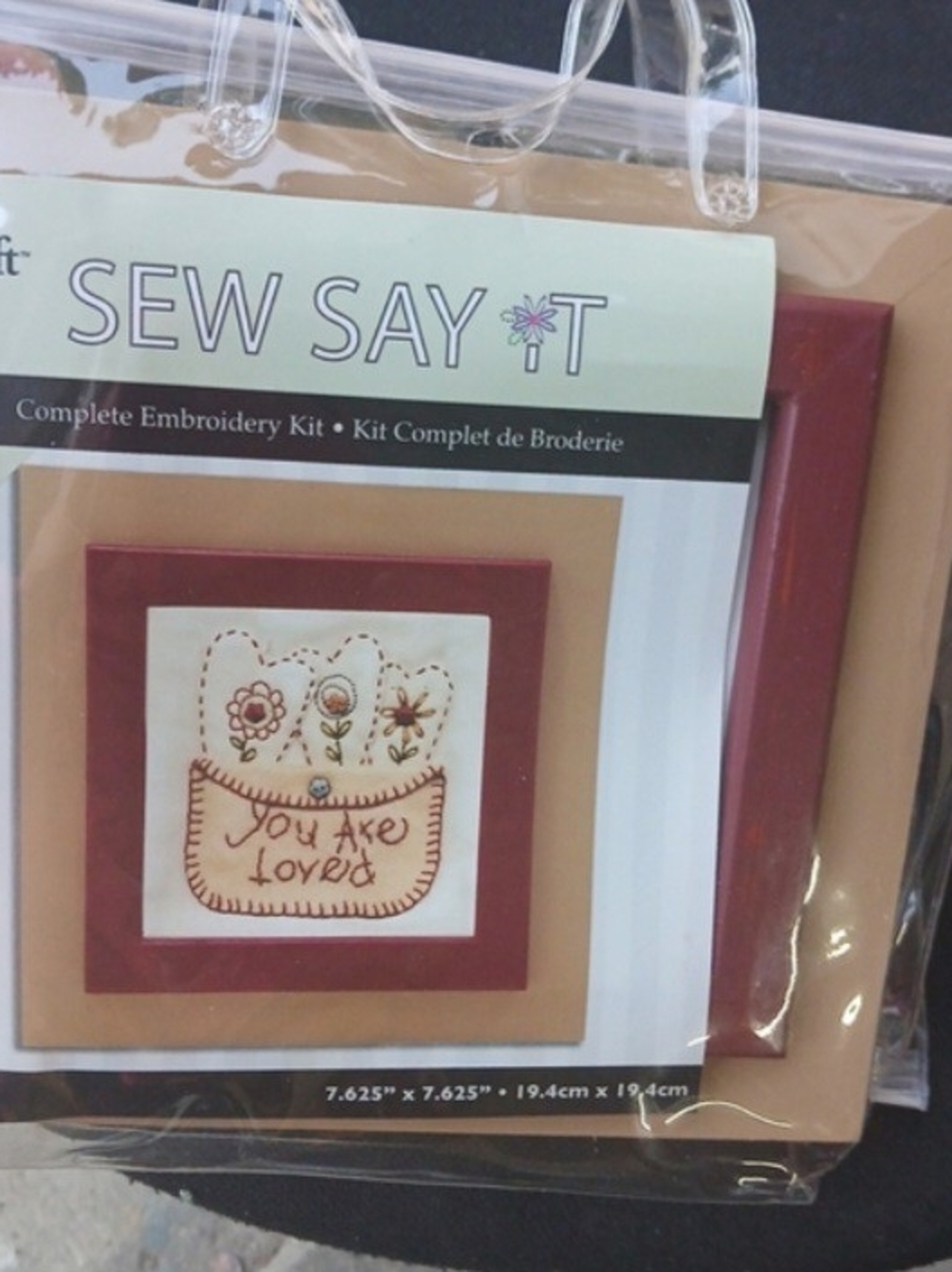 Sew Say It Complete Embroidery Kit